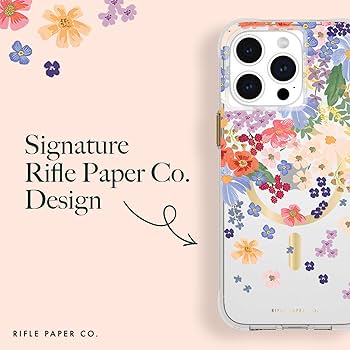 【在庫処分】【Rifle Paper Co.】 iPhone 15 Pro 用 Amazon.com: Rifle Paper Co. iPhone 15 Pro Max Case